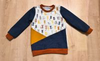 Handmade Sweat Oberteil Pulli Lillestoff Katzen Größe 92 neu Sachsen - Großolbersdorf Vorschau