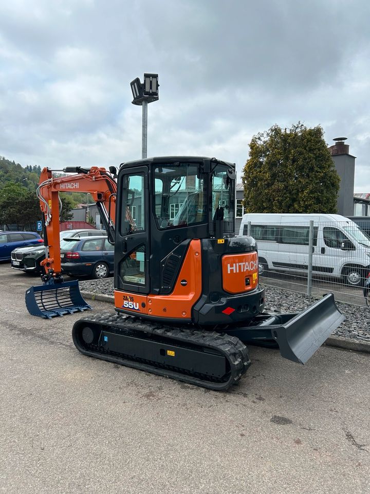 HITACHI ZX55U-6 CLR Kompaktbagger - NEU mit HS03 SW & Sieblöffel in Remshalden