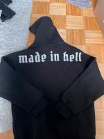 Hoodie made in hell schwarz Friedrichshain-Kreuzberg - Friedrichshain Vorschau