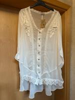 Tredy Tunika Bluse Offwhite Stickerei 40 NEU mit Etikett Nordrhein-Westfalen - Minden Vorschau
