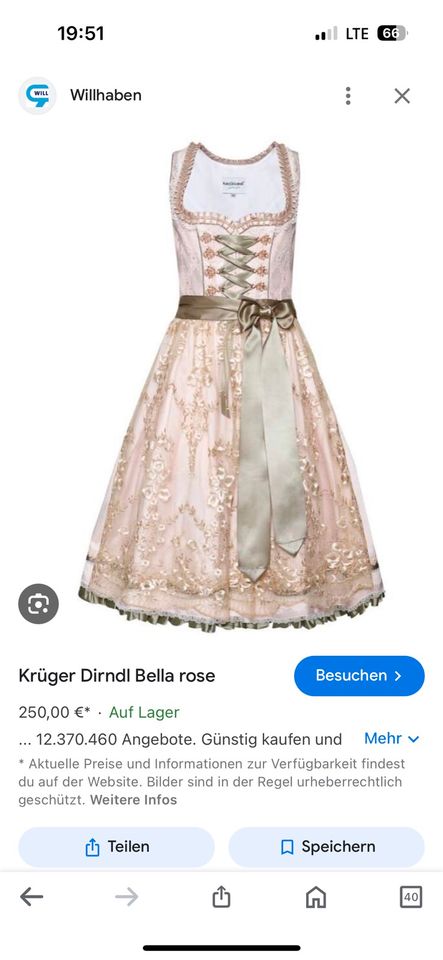 Krüger Dirndl Bella in Inzell