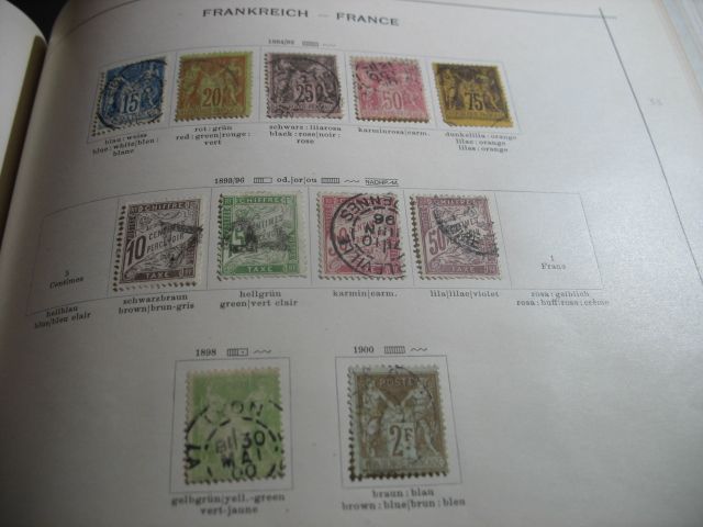 Briefmarkensammlung Frankreich Klassik in Konstanz