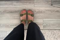 Lizard Birkenstock Stil Sandalen Korkbett Grün 40 Niedersachsen - Cuxhaven Vorschau