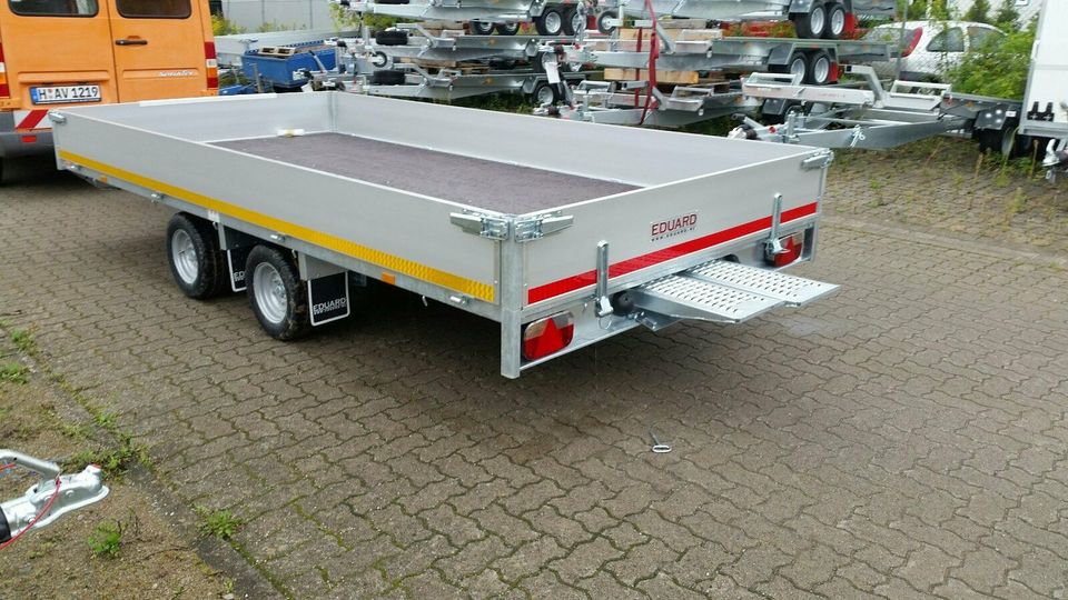 Eduard 4020 Hochlader, 4 x 2m , Rampe Winde,10 Zoll, 3000 kg in Hemmingen