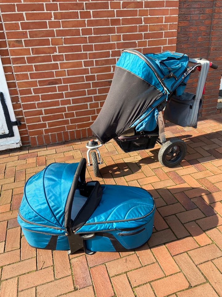 tfk joggster twist Kinderwagen mit Babyschale und Wickeltasche in Hüde