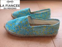 Espadrilles La Fiancée du Mekong | Slippers Sommer 38 türkis blau Bayern - Bad Abbach Vorschau