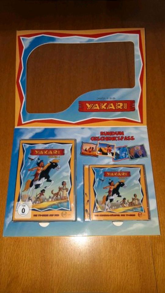 NEU Yakari DVD und CD Kinder-Hörspiel 2er-Set Geschenkset in Spiegelau