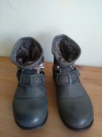 Damenschuhe Bunker Gr 38 echtes Leder Stiefeletten Pailletten Baden-Württemberg - Erdmannhausen Vorschau