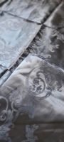 Bettwäsche Set 135x200cm Silber weiß mit Muster Bettbezug NEU Nordrhein-Westfalen - Mönchengladbach Vorschau