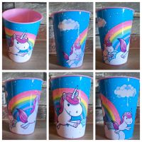 Einhorn-Becher Regenbogen NEU 0,50€ Bayern - Uehlfeld Vorschau