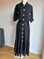 Vintage Maxikleid Leinen Viskose schwarz S/M Kleid Sommerkleid Rheinland-Pfalz - Schifferstadt Vorschau