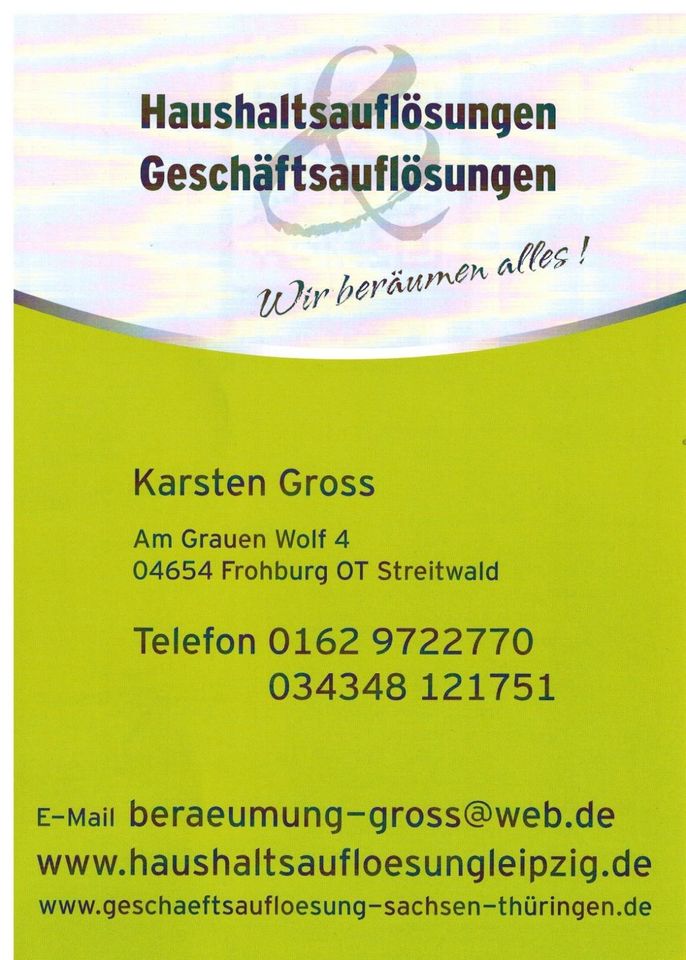 Gartengeräte,Schaufel, Rechen, Harke, Spaten, Besen, Hake in Frohburg