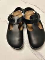 Birkenstock Bonn 37 Leder schmal neuwertig mit Kratzer Nordrhein-Westfalen - Solingen Vorschau