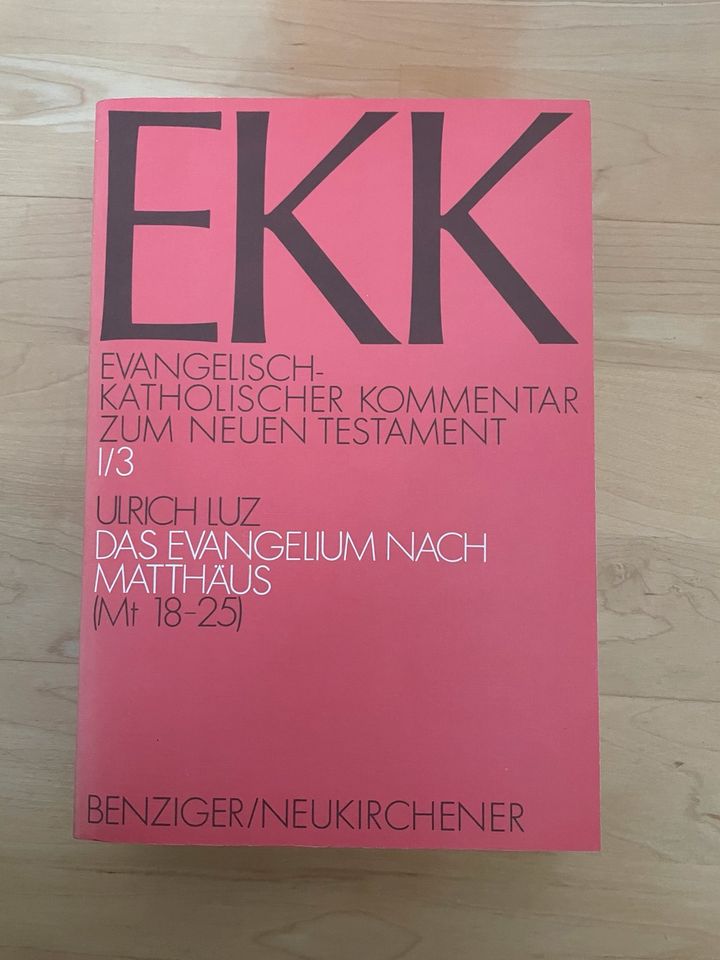 Evangelisch-Katholischer Kommentar zum Neun Testament - EKK in Stephanskirchen