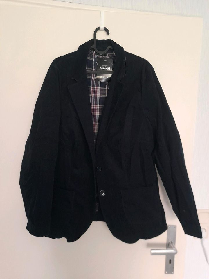 Cord Blazer dunkelblau Gr. 50 in Salzgitter