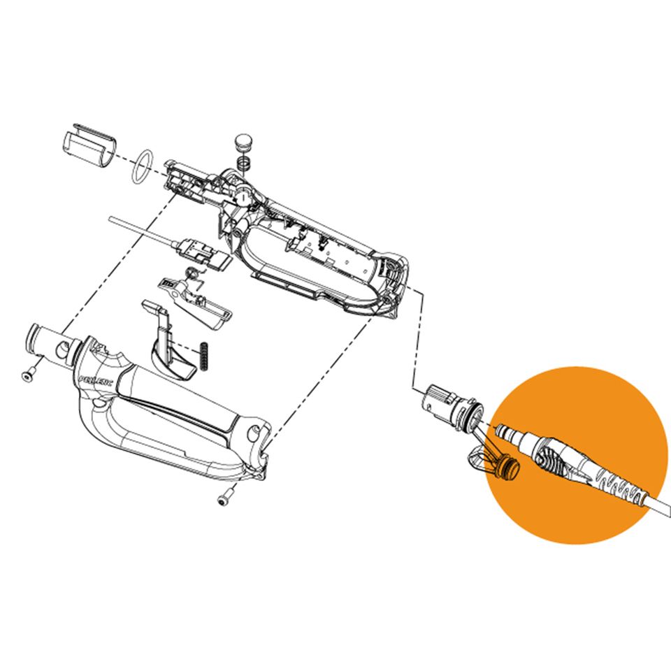 NEU Pellenc Kabel 175 cm Heckenschere HELION 2 Art. 116586 in Brilon