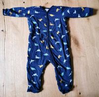 Pyjama/ Schlafanzug Dino 86 H&M blau Knöpfe ohne Füsse gefüttert Rheinland-Pfalz - Worms Vorschau