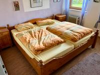Finca massiv Holz Schlafzimmer mit Doppelbett in gelaugter Kiefer Baden-Württemberg - Aalen Vorschau
