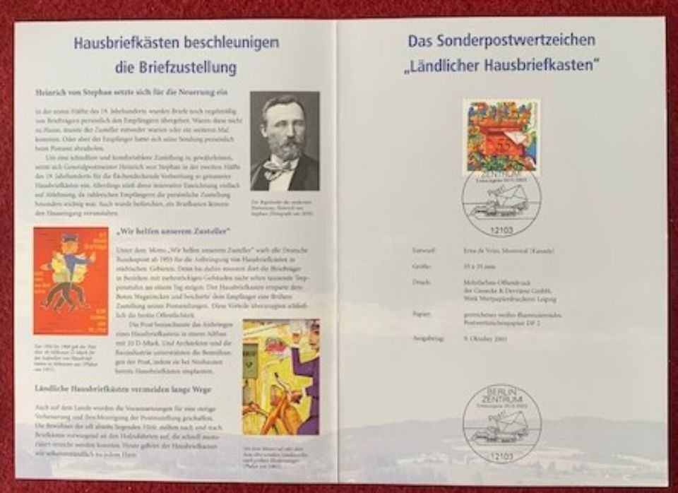 29 Belege Treue-/Jahresgaben der Deutschen Post 1988 - 2011 in Bad Waldsee