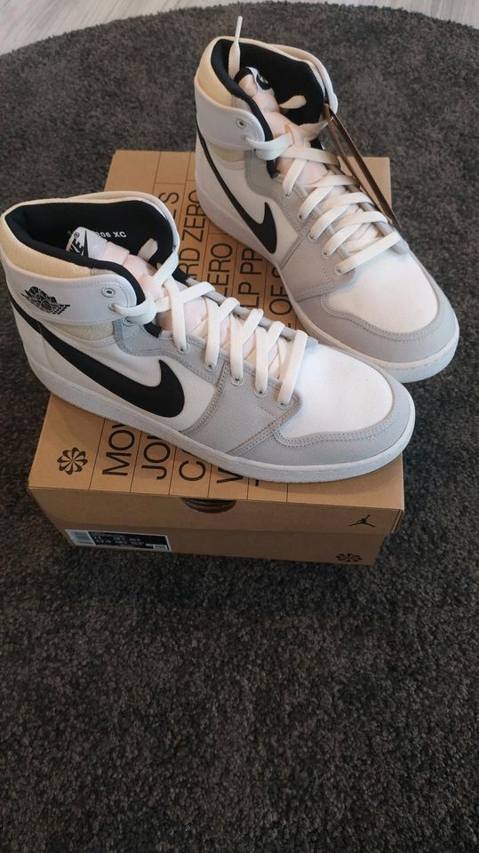 Nike Air Jordan 1 retro AJKO White black Grey Fog US 11 EU 45 neu in Bayern  - Fürth | eBay Kleinanzeigen ist jetzt Kleinanzeigen