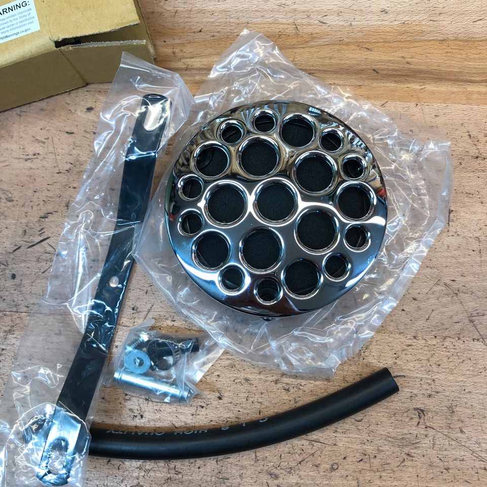 Harley Davidson Luftfilter Drilled Disc Chrom in Sonnewalde