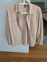 Cordhemd XXS, beige, oversize, H&M Bayern - Bruckmühl Vorschau