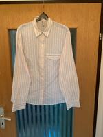 Damenbluse weiß mit rosa Streifen 70% Baumwolle 30% Polyester Bayern - Speichersdorf Vorschau