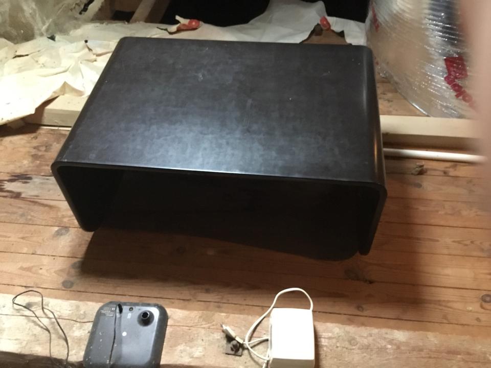 Retro Wohnzimmertisch, Ende 60er, Anfang 70er, dunkles Massivholz in Salzgitter