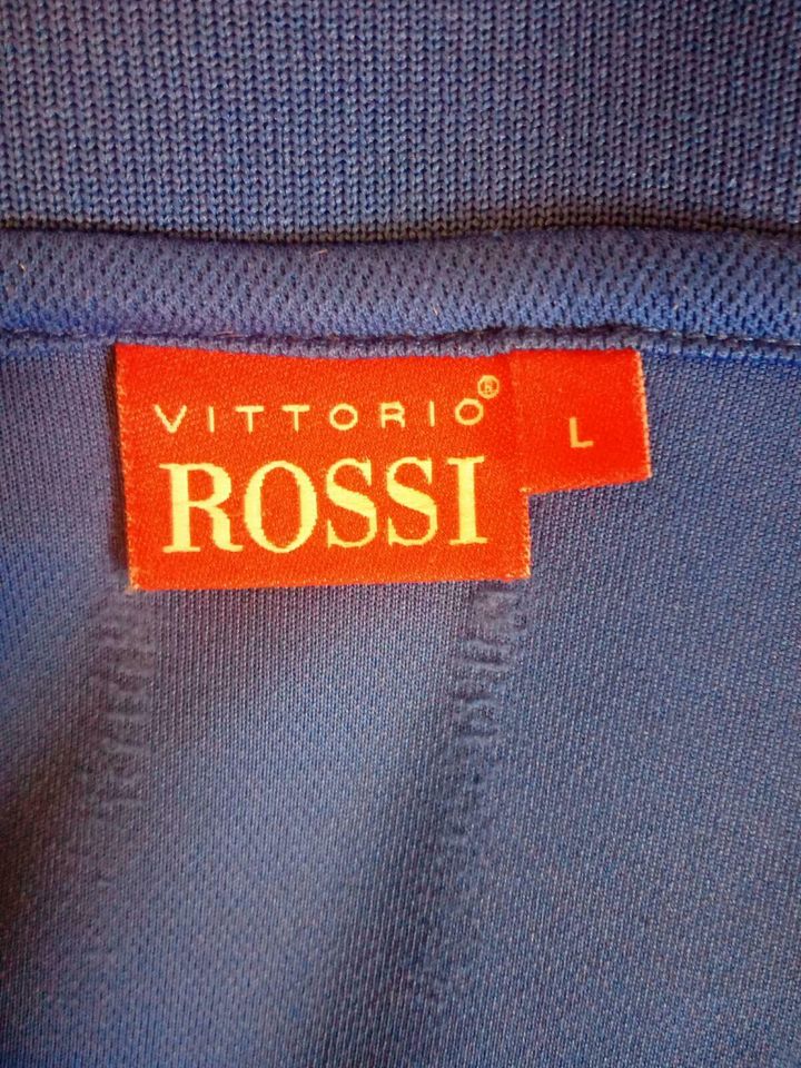 Vittorio Rossi Poloshirt, Größe L, blau in Tännesberg