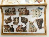 2x Schnittbogen Katze Cats Mamelok England Scrap Reliefs, Bastel Berlin - Mitte Vorschau