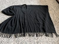 Weekday poncho schwarz Taschen fransen one size Nordrhein-Westfalen - Recklinghausen Vorschau