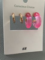 H&M Conscious Ohrringe Ohrring Set Pink Gold Creolen Hannover - Herrenhausen-Stöcken Vorschau