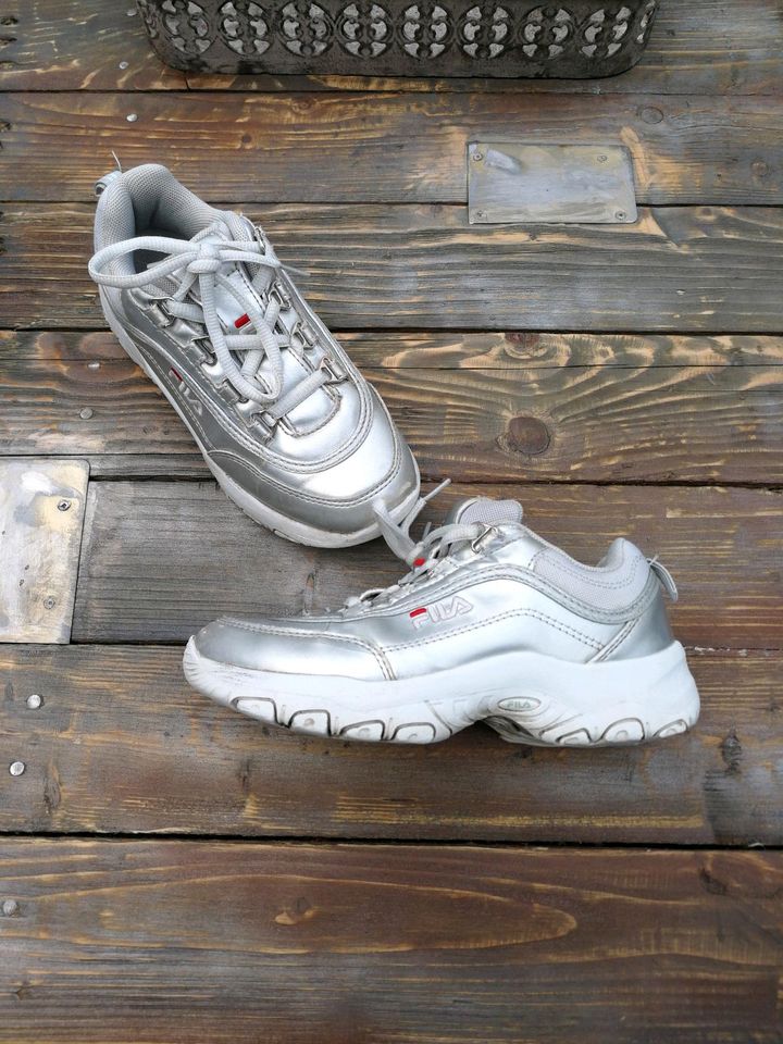 Fila Sneaker Silber, Größe 34 in Gronau (Westfalen)