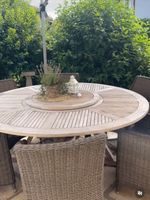 Gartenmöbel Set Teak Tisch + 6 Rattan Stühle Rheinland-Pfalz - Braunshorn Vorschau