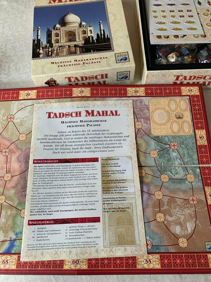 Tadsch Mahal Gesellschaftsspiel, unbespielter Zustand in Emskirchen