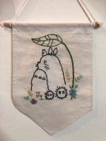 Totoro Wimpel Banner Aufhänger Anime Ghibli Geschenk Handarbeit Bayern - Sand a. Main Vorschau