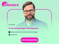 IT Service Manager (m/w/d) Schwerpunkt Hannover - Mitte Vorschau