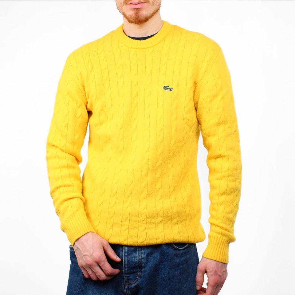 Ralph Lauren Strickpullover Zopfmuster Vintage Sweatshirt Lacoste in Berlin