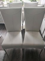 Esszimmerstühle Echtleder weiß 4 Stück Nordrhein-Westfalen - Kamp-Lintfort Vorschau