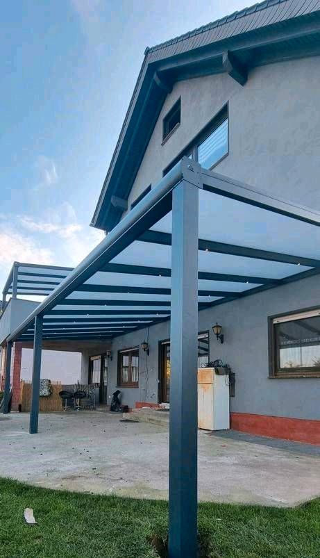 Terrassenüberdachung  Alu Vordach Überdachung  Pergola Veranda in Heidesheim