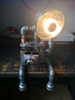 DIY Lampe, Unikat/upcycling mit Kamera Altona - Hamburg Sternschanze Vorschau
