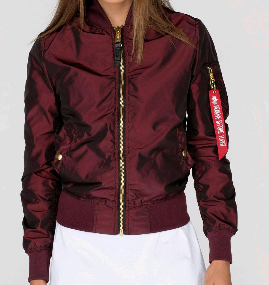 Alpha Industries MA-1 TT Bomberjacke  Pilot burgundy in Berlin