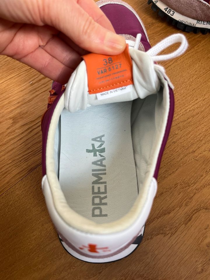 ❤️ Premiata Luxus Sneaker NEU 38 Rosé Bordeaux in Starnberg