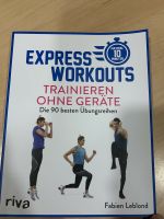 Buch Express Workouts, trainieren ohne Geräte Niedersachsen - Hilgermissen Vorschau