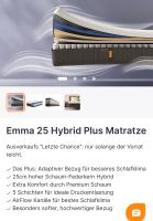 Emma 25 Hybrid plus, Matratze 100x200cm, 6 Monate alt Nordrhein-Westfalen - Drolshagen Vorschau