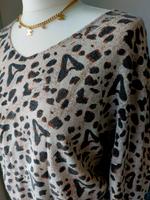 Italy Feinstrick Pullover Leo Tiger Look Viskose Dortmund - Brackel Vorschau