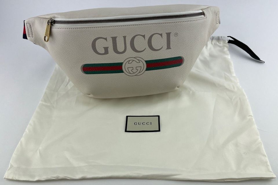 GUCCI Gürtel Tasche Body Belt Bag beige Leder Messenger XL 530412 in Minden