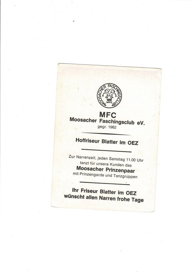 Autogramm Werner I. und Heidi I. von Moosach 1979 in München