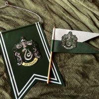 Harry Potter Slytherin Wappen Wimpel Fahne Nordrhein-Westfalen - Hattingen Vorschau