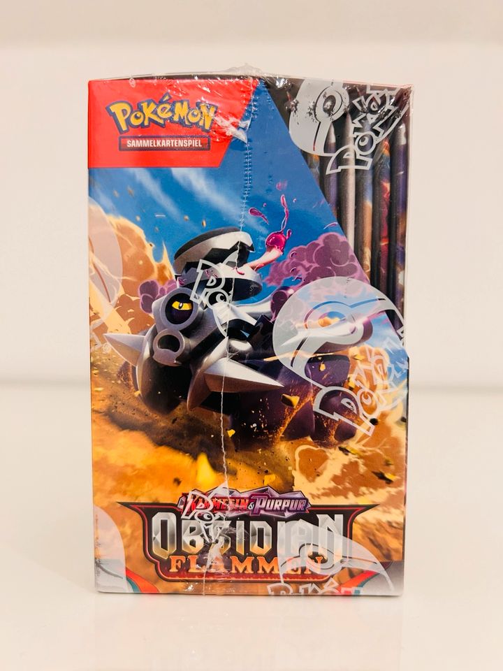 Pokemon Karmesin & Purpur Obsidian Flammen 18er Booster Display in Rinteln